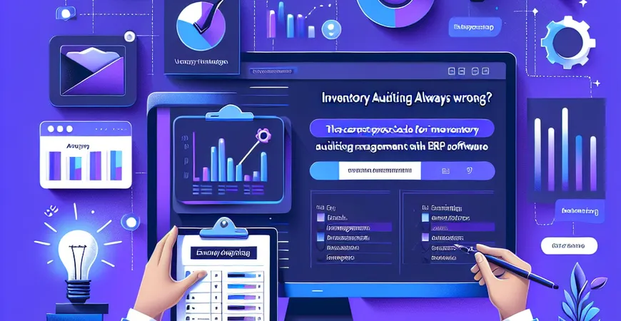 库存盘点总出错？ERP 软件库存盘点管理的正确流程